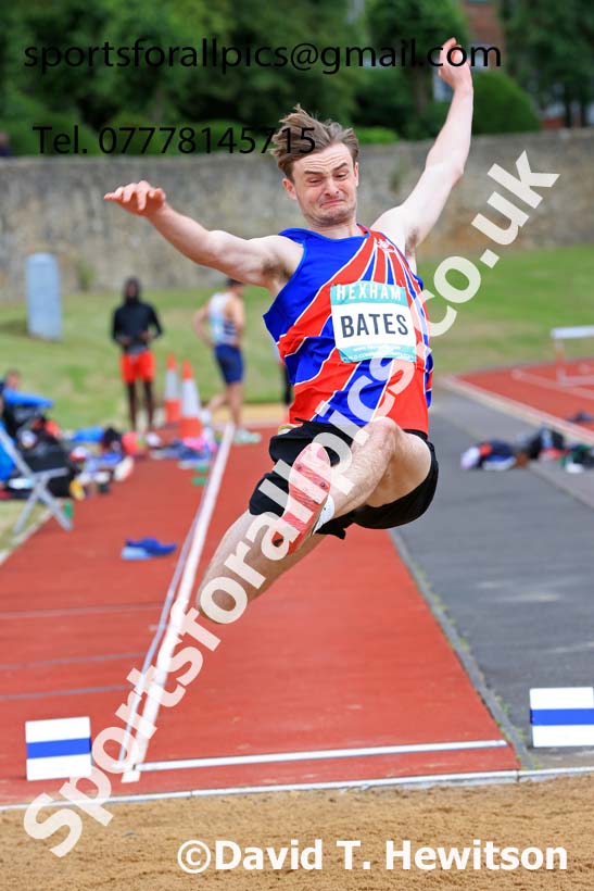 Decathlon Long Jump, 2024 EAP International Combined events, Hewcham, Northumberland.  Photo: David T. Hewitson/Sports for All Pics